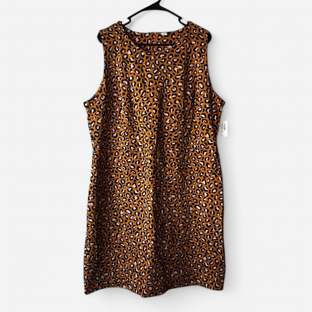 Yellow Leopard Print Dress *NWT*